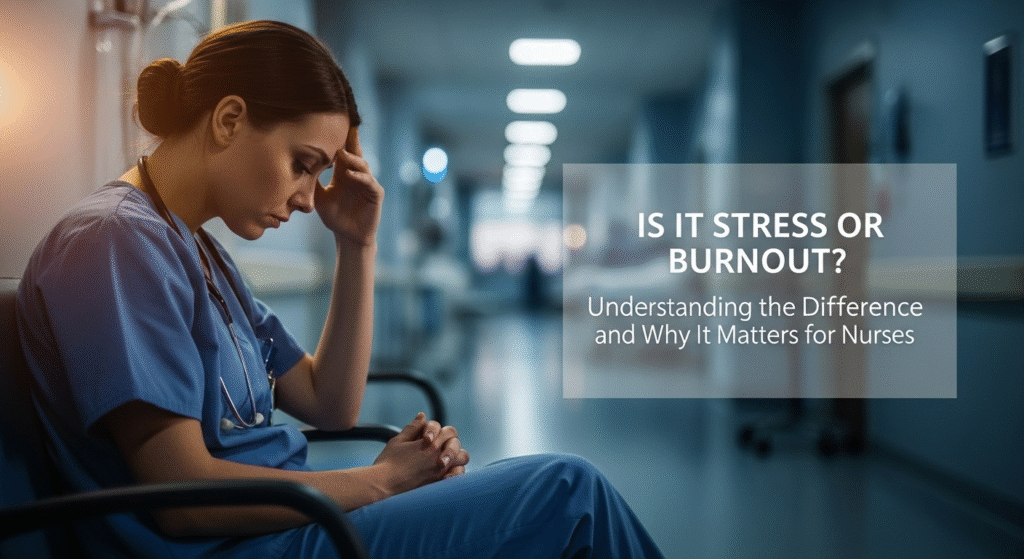 Nurse Stress vs. Burnout